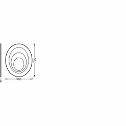 Luminaires Ledvance Orbis Plafonnier LED Blanc, 1 lumière* Éclairage Led