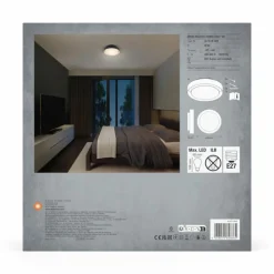 Luminaires Ledvance Orbis Plafonnier Noir, Blanc, 2 lumières* Plafonniers