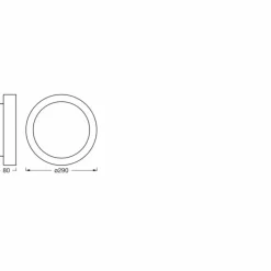 Luminaires Ledvance Orbis Plafonnier Noir, Blanc, 2 lumières* Plafonniers