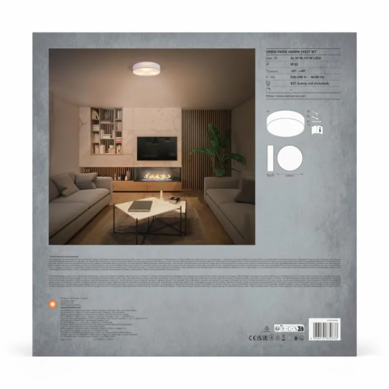 Luminaires Ledvance Orbis Plafonnier Blanc, 3 lumières* Plafonniers