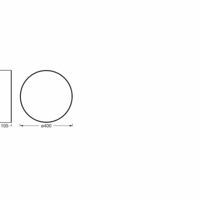 Luminaires Ledvance Orbis Plafonnier Blanc, 3 lumières* Plafonniers