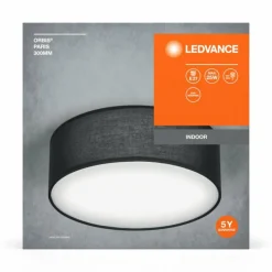 Luminaires Ledvance Orbis Plafonnier Noir, 3 lumières* Plafonniers
