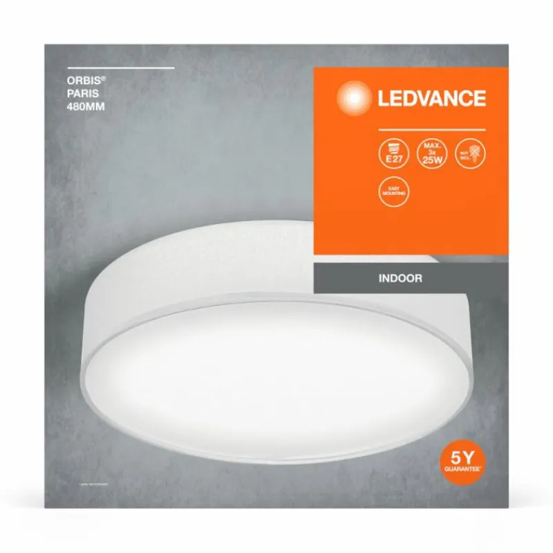 Luminaires Ledvance Orbis Plafonnier Blanc, 3 lumières* Plafonniers