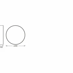 Luminaires Ledvance Orbis Plafonnier Noir, 3 lumières* Plafonniers