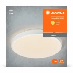 Luminaires Ledvance Orbis Plafonnier LED Blanc, 1 lumière* Éclairage Led