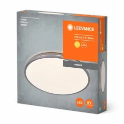 Luminaires Ledvance Orbis Plafonnier LED Argenté, 1 lumière* Éclairage Led
