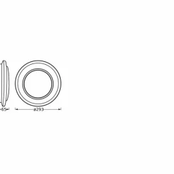 Luminaires Ledvance Orbis Plafonnier LED Argenté, 1 lumière* Éclairage Led