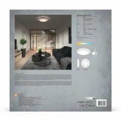 Luminaires Ledvance Orbis Plafonnier LED Noir, 1 lumière* Éclairage Led