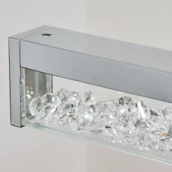 hofstein Ortan Suspension, Suspension LED Argenté, 4 lumières