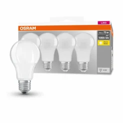 Luminaires Osram OSRAM CLASSIC A Lot de 4 LED E27 10 watt 2700 kelvin 1055 lumen
