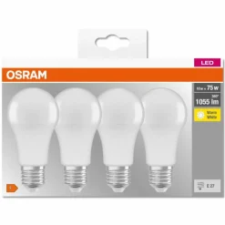 Luminaires Osram OSRAM CLASSIC A Lot de 4 LED E27 10 watt 2700 kelvin 1055 lumen