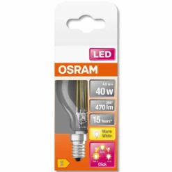 Luminaires Osram OSRAM CLASSIC P LED E14 4 watt 2700 kelvin 470 lumen
