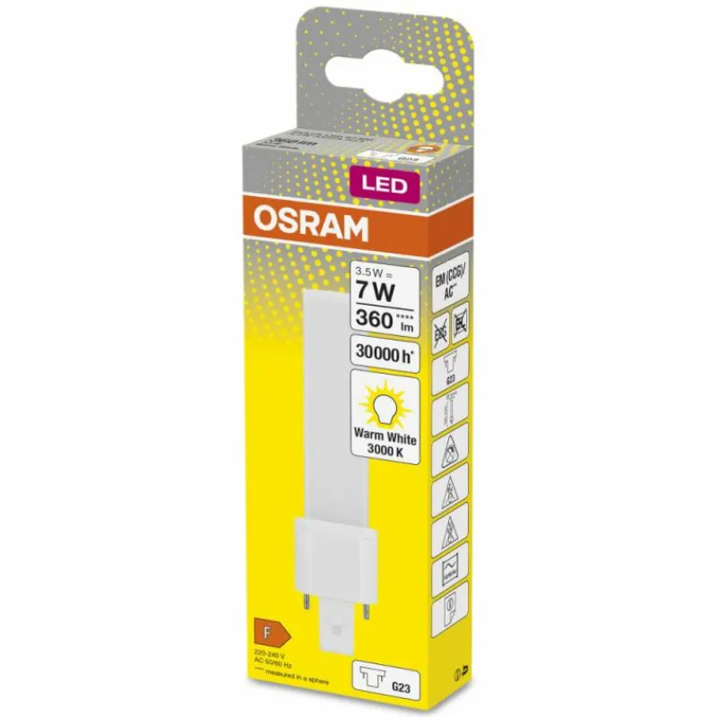 Luminaires Osram OSRAM DULUX G23 3,5 Watt 3000 Kelvin 360 Lumen