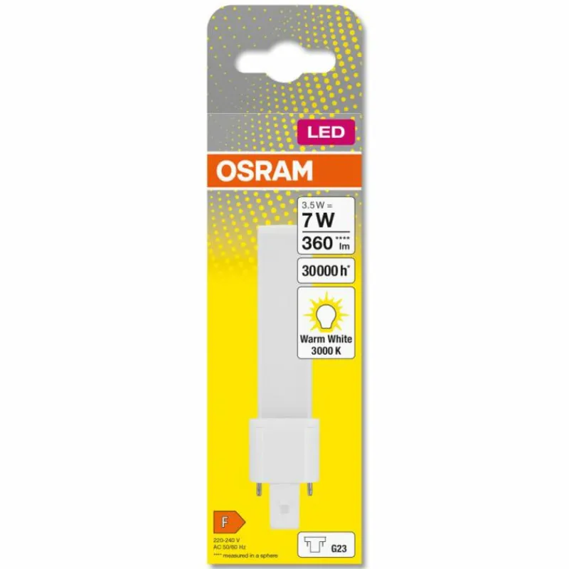 Luminaires Osram OSRAM DULUX G23 3,5 Watt 3000 Kelvin 360 Lumen