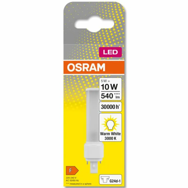 Luminaires Osram OSRAM DULUX G24d-1 5 Watt 3000 Kelvin 540 Lumen