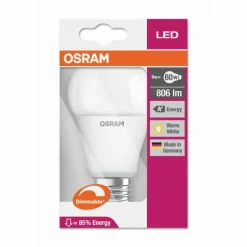 Luminaires Osram Osram LED E27 9 Watt 2700 Kelvin 806 Lumen