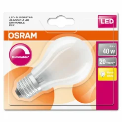 Luminaires Osram Osram LED E27 4 Watt 2700 Kelvin 470 Lumen