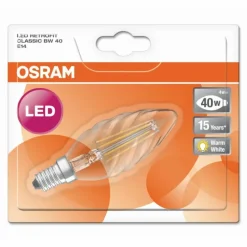 Luminaires Osram Osram LED E14 4 Watt 2700 Kelvin 470 Lumen