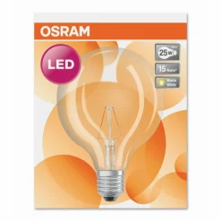 Luminaires Osram Osram LED E27 2,8 Watt 2700 Kelvin 250 Lumen