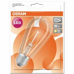 Luminaires Osram Osram LED E27 2,8 Watt 2700 Kelvin 250 Lumen