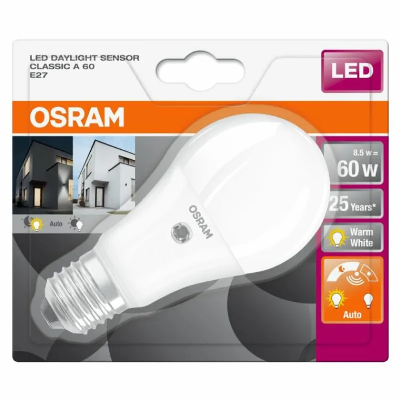 Luminaires Osram Osram LED E27 8,5 Watt 2700 Kelvin 806 Lumen