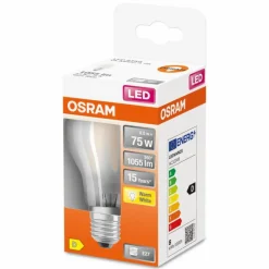 Luminaires Osram Osram LED E27 8 Watt 2700 Kelvin 1055 Lumen