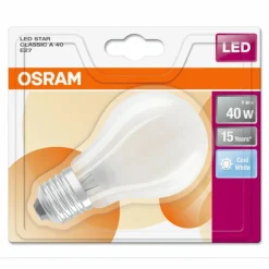 Luminaires Osram Osram LED E27 4 Watt 400 Kelvin 470 Lumen