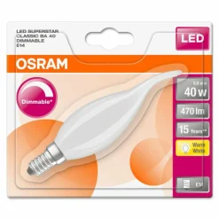 Luminaires Osram Osram LED E14 4,5 Watt 2700 Kelvin 470 Lumen