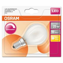 Luminaires Osram Osram LED E14 2,5 Watt 2700 Kelvin 250 Lumen