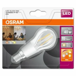 Luminaires Osram Osram LED E14 4,5 Watt 2700 Kelvin 470 Lumen