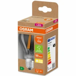 Luminaires Osram OSRAM LED E27 5 Watt 3000 Kelvin 1055 lumen