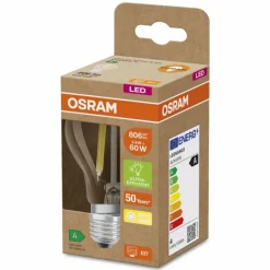 Luminaires Osram OSRAM LED E27 3,8 Watt 3000 Kelvin 840 lumen