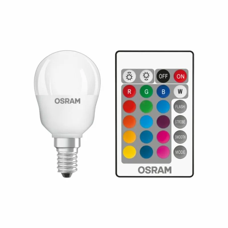 Luminaires Osram Osram LED E14 RGBW 4,5 Watt 2700 Kelvin 250 Lumen