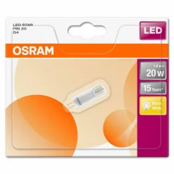Luminaires Osram Osram LED G4 1,8 Watt 2700 Kelvin 200 Lumen