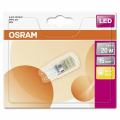 Luminaires Osram Osram LED G9 1,9 Watt 2700 Kelvin 200 Lumen