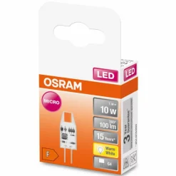 Luminaires Ledvance OSRAM LED G4 1 Watt 2700 Kelvin 100 lumen