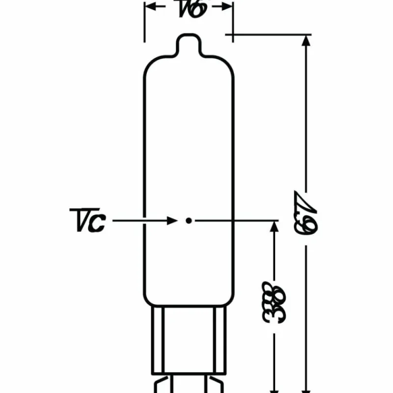 Luminaires Ledvance OSRAM LED G9 2,6 watt 2700 kelvin 300 lumen