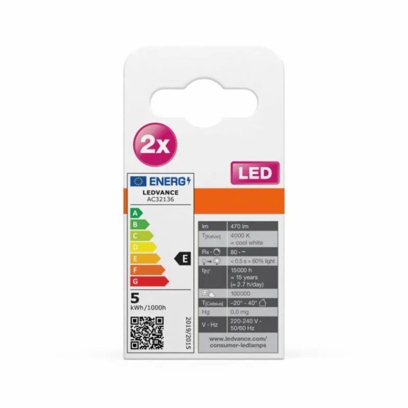 Luminaires Osram Osram LED G9 3,8 Watt 4000 Kelvin 470 Lumen