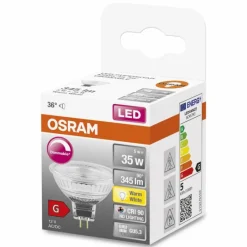 Luminaires Ledvance Osram LED GU10 4,9 Watt 350 Lumen 2700 Kelvin
