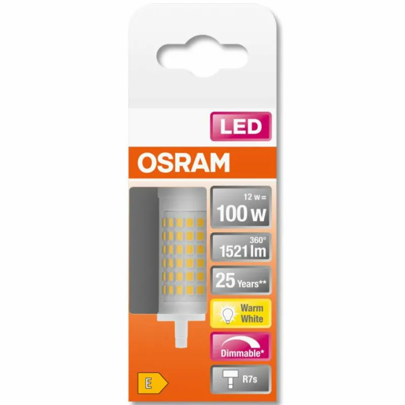 Luminaires Osram OSRAM LED LINE R7s 12 watt 2700 kelvin 1521 lumen