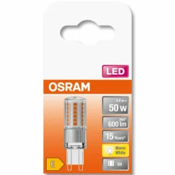 Luminaires Osram OSRAM LED PIN G9 4,8 watt 2700 kelvin 600 lumen