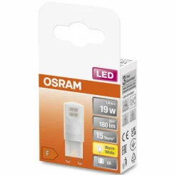 Luminaires Osram OSRAM LED PIN LED G9 1,9 Watt 2700 Kelvin 180 lumen