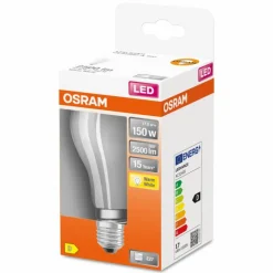 Luminaires Osram OSRAM LED Retrofit E27 17 watt 2700 kelvin 2452 lumen