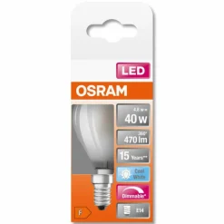 Luminaires Osram OSRAM LED Retrofit E14 4,8 watt 4000 kelvin 470 lumen