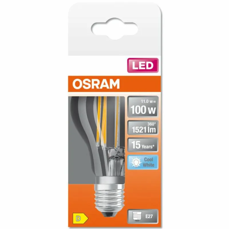 Luminaires Osram OSRAM LED Retrofit E27 11 Watt 4000 Kelvin 1521 Lumen