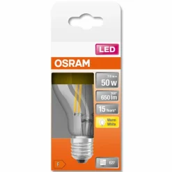 Luminaires Osram OSRAM LED Retrofit E27 7 Watt 2700 Kelvin 650 Lumen