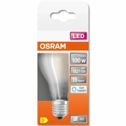 Luminaires Osram OSRAM LED Retrofit E27 11 Watt 6500 Kelvin 1521 Lumen