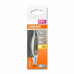 Luminaires Osram OSRAM LED Retrofit E14 2,5 watt 2700 kelvin 250 lumen