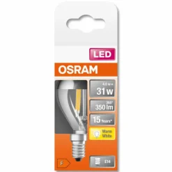 Luminaires Osram OSRAM LED Retrofit E14 4 watt 2700 kelvin 350 lumen
