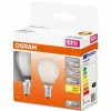 Luminaires Osram OSRAM LED Retrofit Lot de 2 E14 2,5 watt 2700 Kelvin 250 lumen